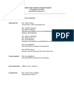 Documentation - Women in Business (CCC)