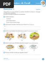 A2 Comprehension de L Oral Exercice 1