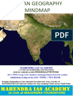 Mahendra Indian Geography Mind Map