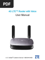 User Manual: 4G LTE™ Router With Voice