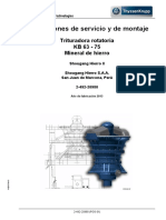 Instrucciones de Montaje y Servicio Trituradora KB 63-75