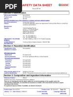 MSDS For Aircol SR 46 PDF