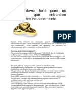 Uma Palavra Forte para Os Casados Que Enfrentam Dificuldades No