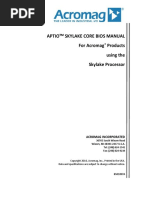 Aptio Skylake Core BIOS Manual 1097A