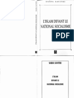 L Islam Devant Le National Socialisme Saida SAVITRI PDF