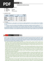 Programación Curricular Anual (Estructura)
