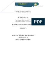 Portafolio Matematicas Pepe P