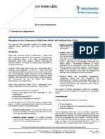 Thermal Management of Visible Leds: Application Bulletin 228