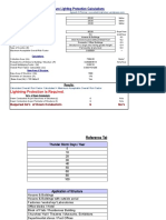 Building Lighting Protection Calculation