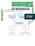 Ficha Cuerpos Geometricos para Tercero de Primaria