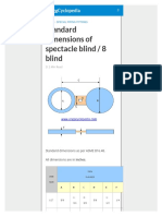 Standard Dimensions of Spectacle Blind - 8 Blind - EnggCyclopedia PDF