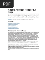 Adobe Acr Obat Reader 5.1 Help: Click Here