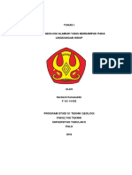 Proses Geologi Alamiah Yang Berdampak Pada Lingkungan Hidup