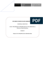 Etapas de La Simplificacion Administrativa PDF