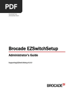 Brocade Ezswitchsetup: Administrator'S Guide