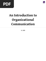 An Introduction To Organizational Communication PDF