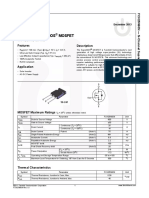 Fch25N60N: N-Channel Supremos Mosfet