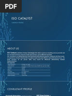 ISO Catalyst - Company Profile