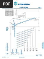 Lcl500 24t Comansa Luffing Jib Tower Crane