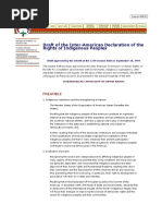 Inter-American Declaration of The Rights of Indigenous Peoples