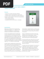 GR-FLY-MEDMGWOO1014 Medical Gas Wall Outlet Quick Connect Ohmeda Compatible PDF