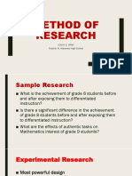 Experimental Research 1