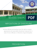 School Discipline Sta. Fe Stand-Alone Senior High School