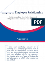 Employer-Employee Relationship PDF