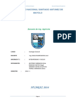 Intemperismo y Suelos Informe de Geologia