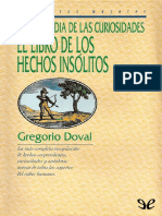 Enciclopedia de Las Curiosidade - Gregorio Doval