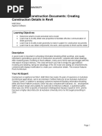 Modeling To Construction Documents - Creating Construction Details in Revit