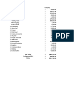 Cash Flow Excel Sheet