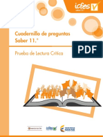 Cuadernillo de Preguntas Saber-11 - Lectura Critica