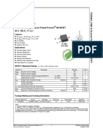 Fdd9407L - F085: N-Channel Logic Level Powertrench Mosfet