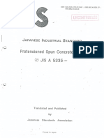 Jis A 5335 1987 Pretensioned Spun Concrete Piles PDF