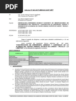 Informe Variacion de Presupuesto Entrega Del Exp. Tecnico Del Proyecto La Alameda Del Centro Urbano Laredo