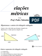 Relações Métricas