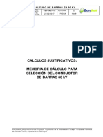 Calculo Del Conductor de Barras 60kv