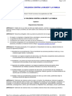 Ley Sobre Violencia Contra Mujer Familia Venezuela