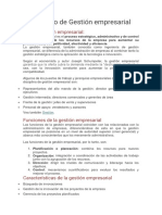 Significado de Gestión Empresarial