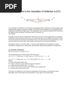 Two Approaches To The Calculation of Deflection in EC2