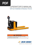 Operator'S Manual: Wpt-45 Powered Straddle Truck