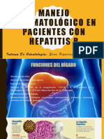 Manejo Estomatológico en Pacientes Con Hepatitis B