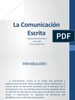 La Comunicación Escrita