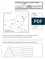 Prueba 2 Mayas Historia Cuarto Basico 2018