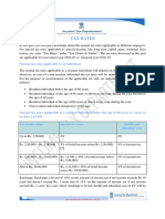 Normal Tax Rates Applicable To An Individual