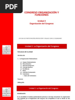 Congreso Organización y Funciones Del Estado Peruano Unidad 2