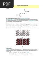 Acetato de Mercurio (II)