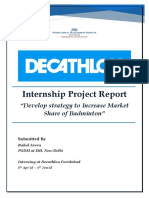 Decathlon Faridabad Project Report - Rahul Arora