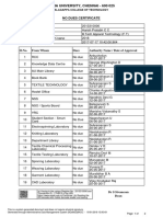 Anna University NO Dues Form 2018